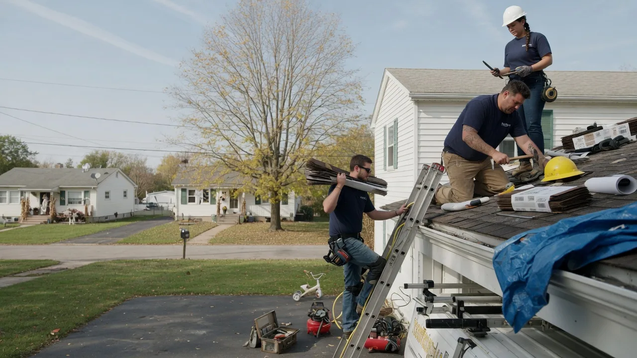 Local Roofing Contractors in Elberfeld, IN near me